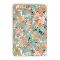 Ninola Design Botanic Retreat Floral Oleander Whimsical Teal Green Cutting Board Rectangle