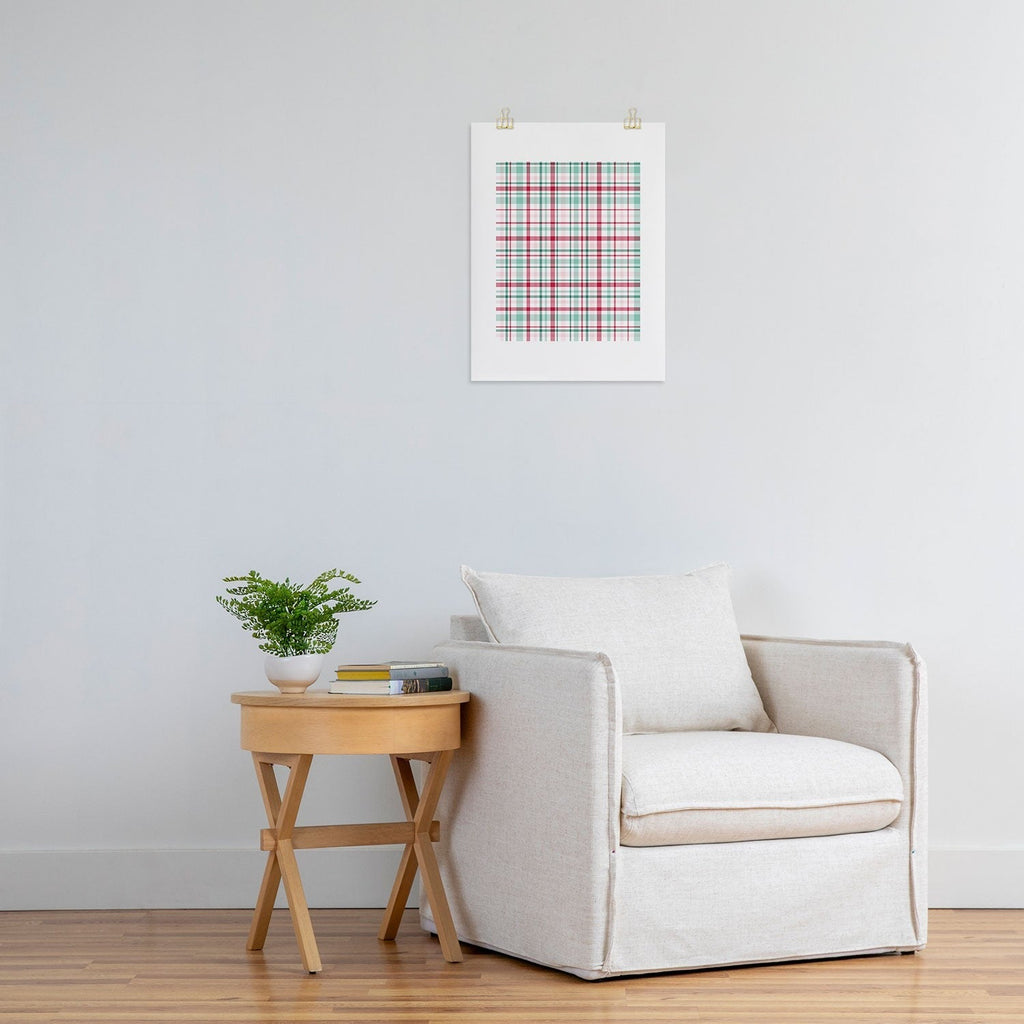 Lisa Argyropoulos Merry Vintage Plaid Art Print