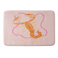 Little Om Zodiac Sign Scorpio Memory Foam Bath Mat