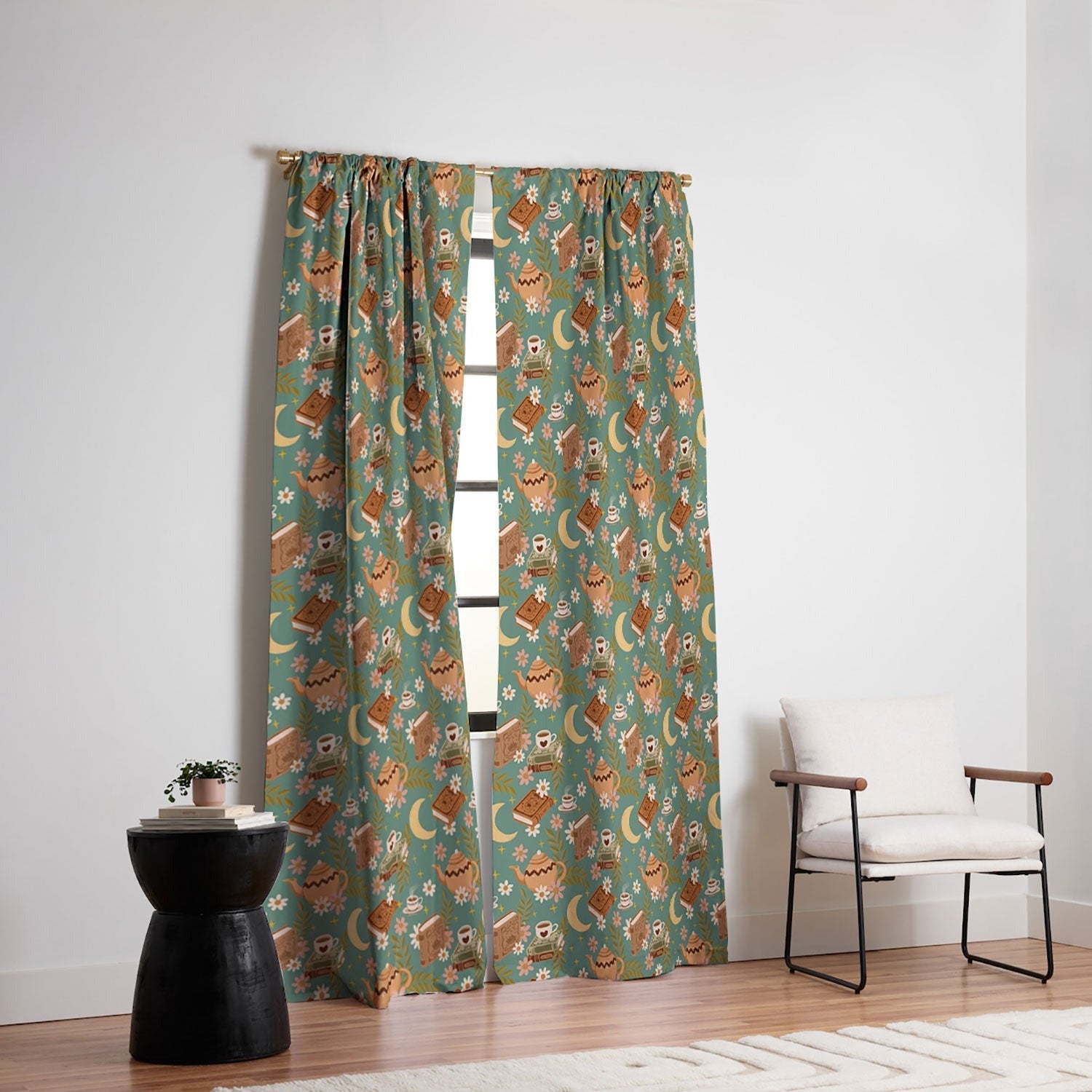 Avenie Moonlit Reading Nook I Blackout Non Repeat