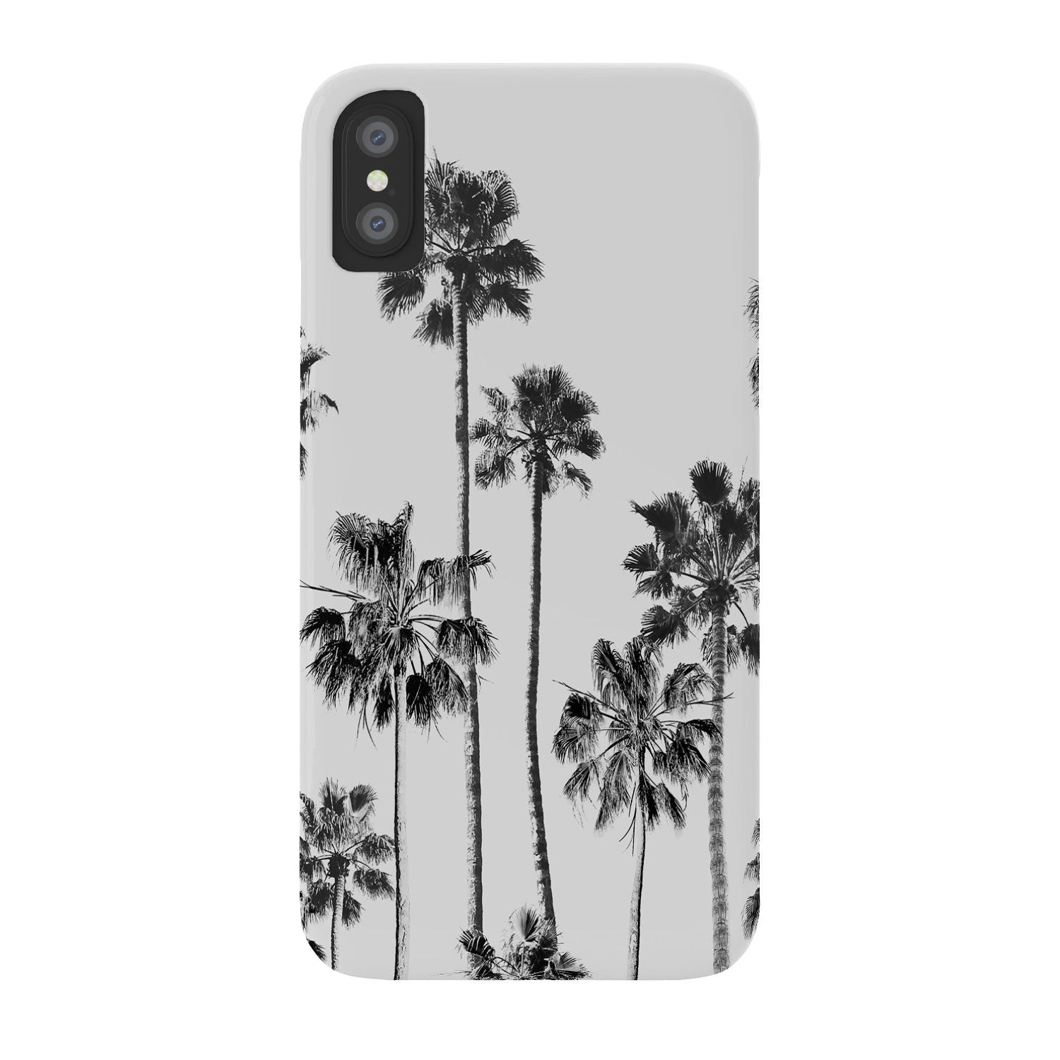Gal Design Black And White Palms Phone Case