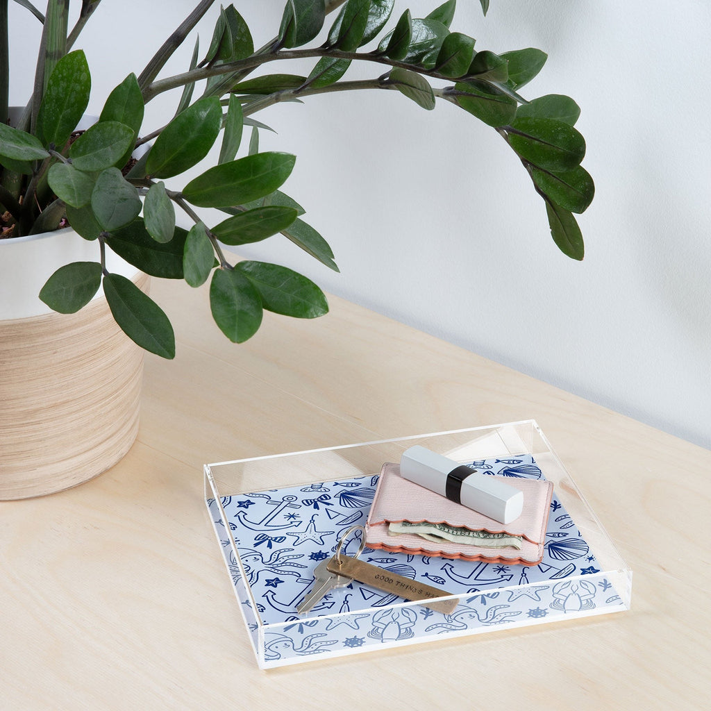 Design by Spark Marine Christmas Holiday Acrylic Tray