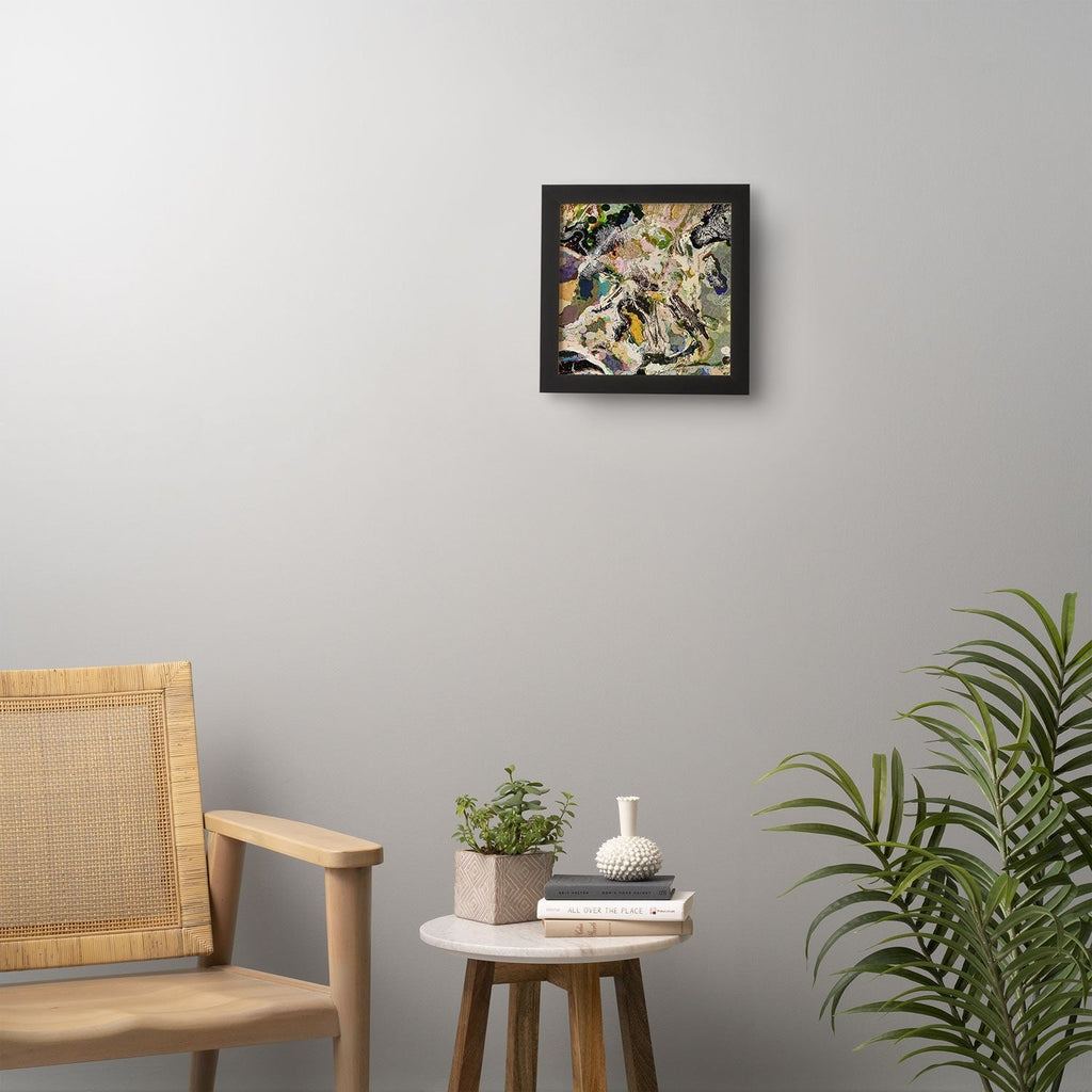 83 Oranges Echoes Beneath the Surface Framed Wall Art