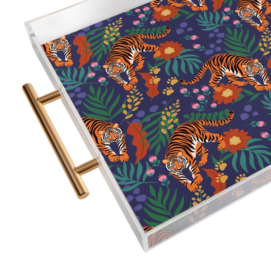 Design by Spark Tiger of the Glorious Jungle Acrylic Tray