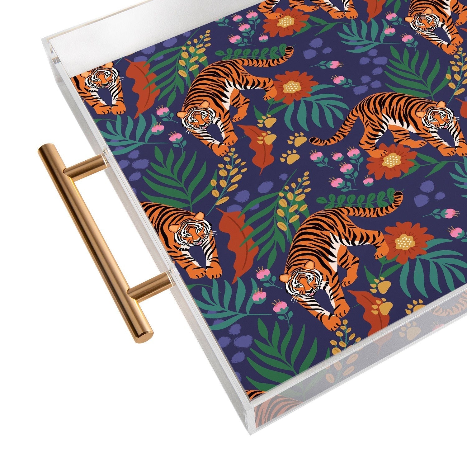 Design by Spark Tiger of the Glorious Jungle Acrylic Tray