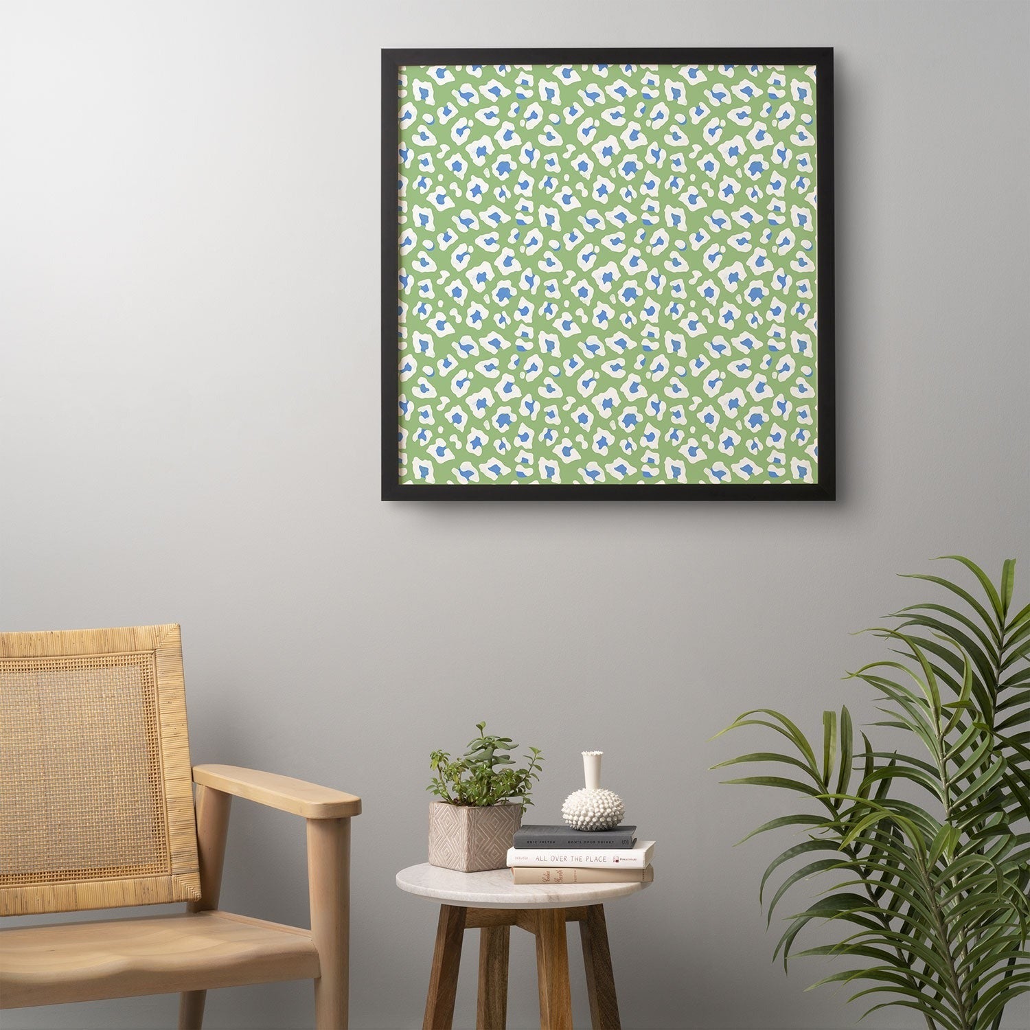 Avenie BR Cheetah Print Framed Wall Art