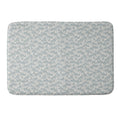CoastL Studio Palm Forest Coastal Blue Memory Foam Bath Mat