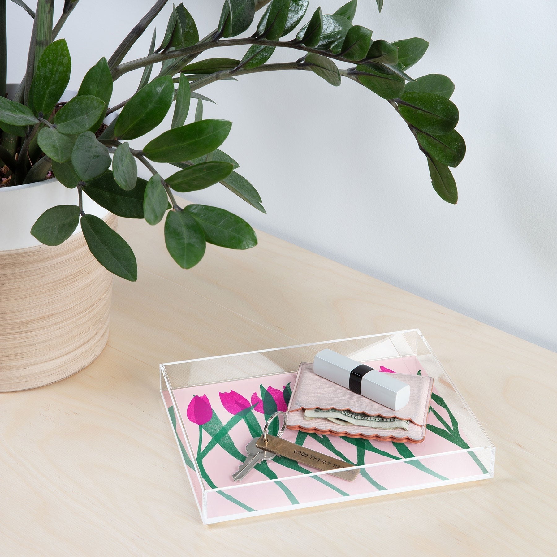 Garima Dhawan tulips 14 Acrylic Tray