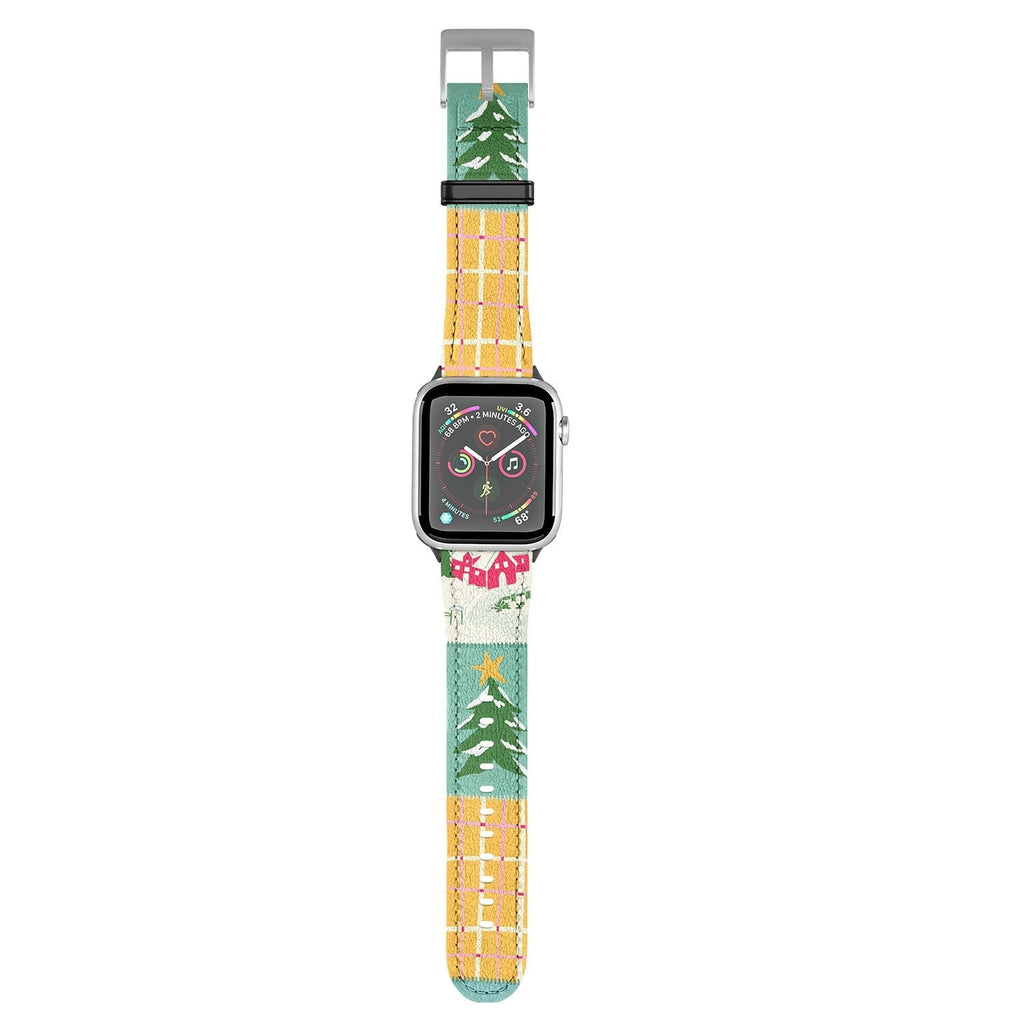 LouBruzzoni Cozy Christmas Patchwork Apple Watch Band