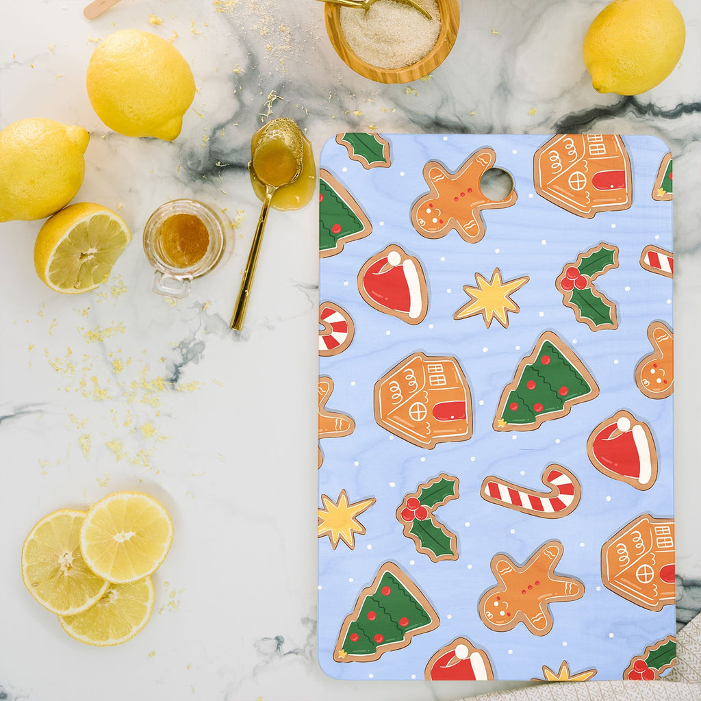 Love_Ryming Christmas Cookies Cutting Board Rectangle
