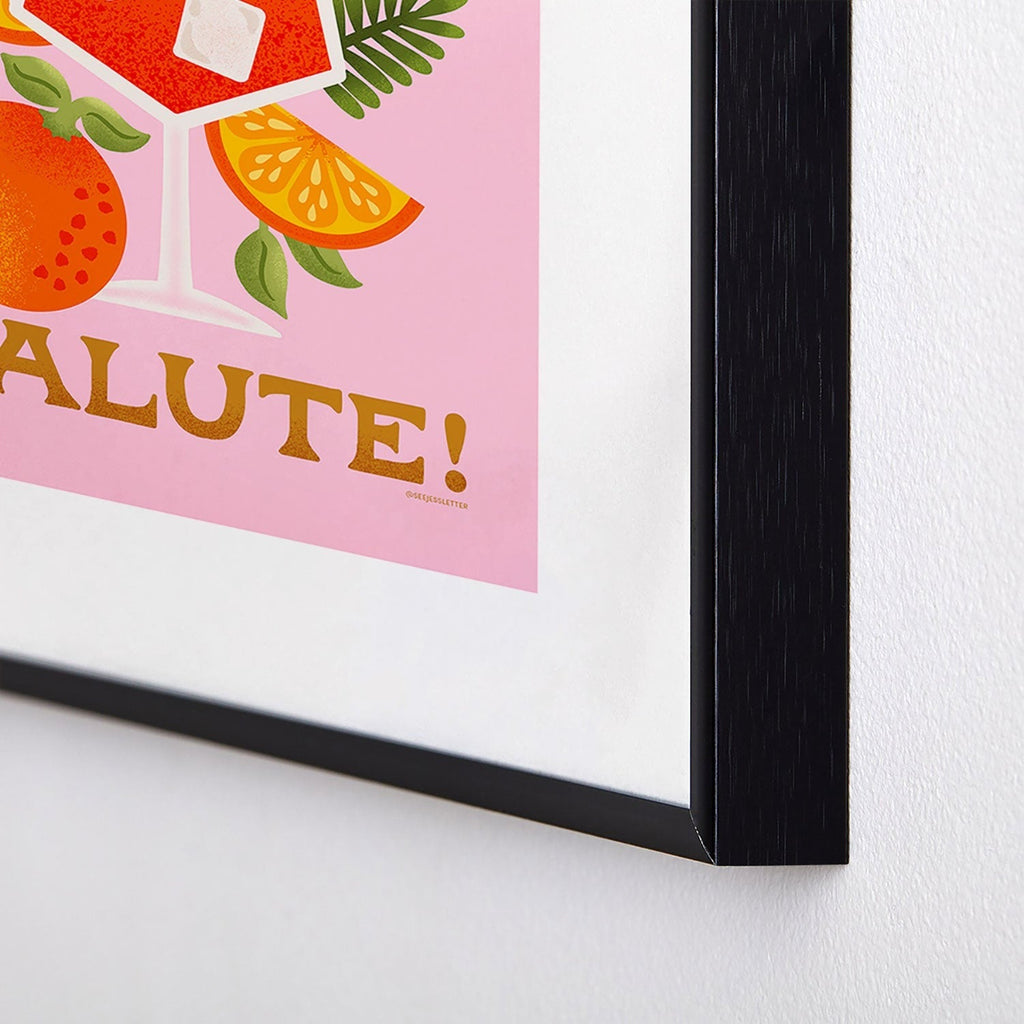 Jessica Molina Orange Spritz Metal Framed Art Print