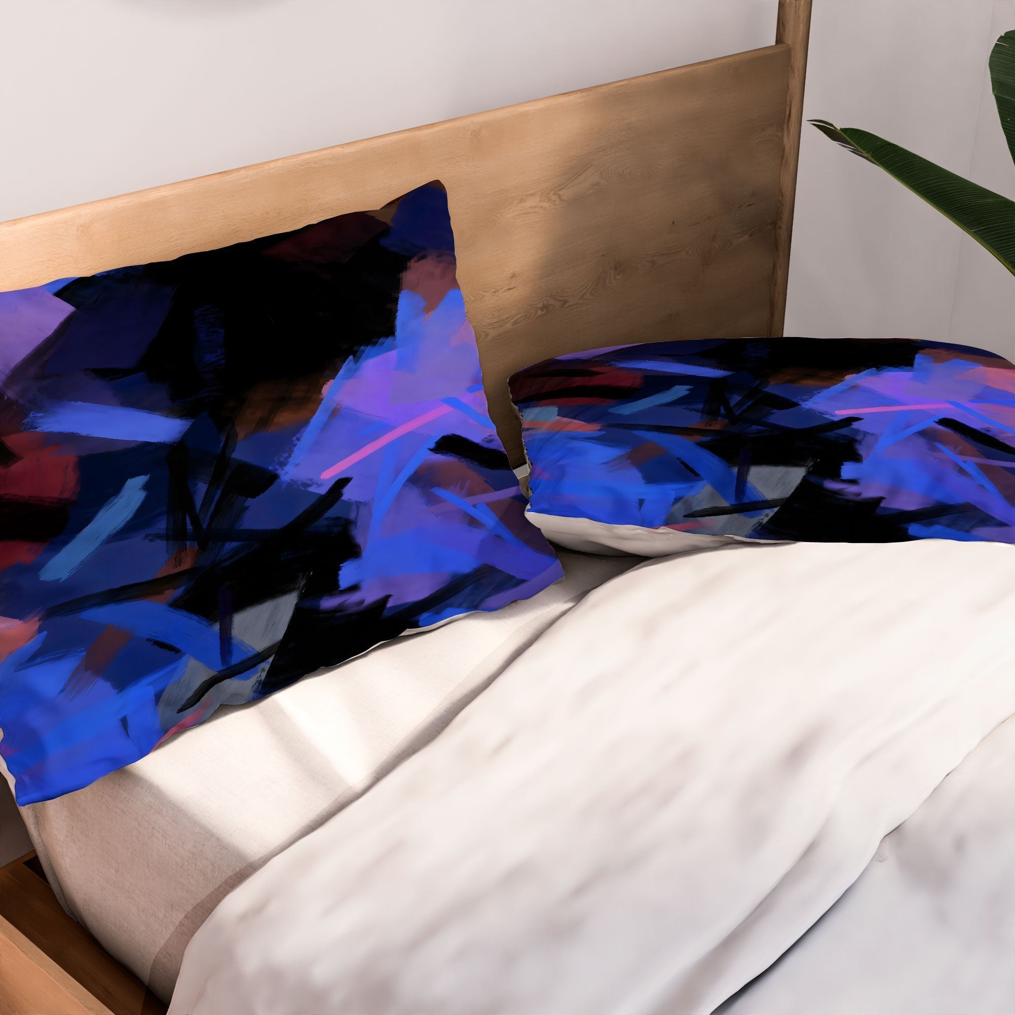 83 Oranges Midnight Sparks Pillow Shams