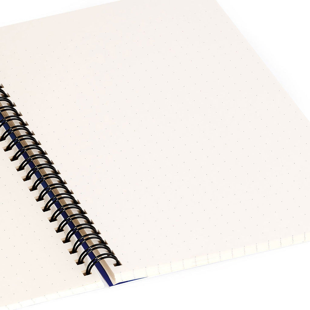 Camilla Foss Blue Pebble Spiral Notebook