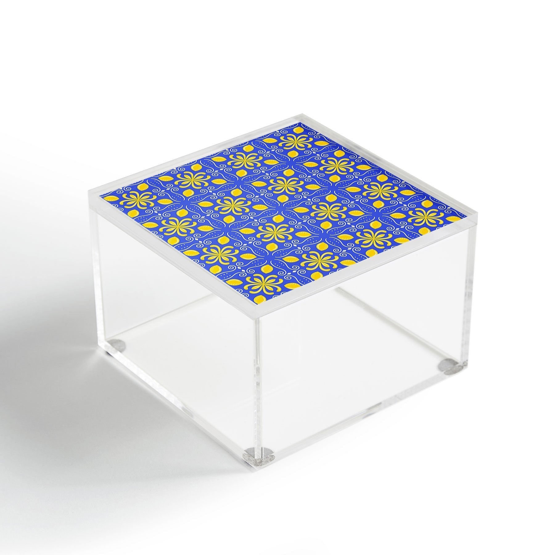 Design by Spark Dolce Vita Lemon Tile Acrylic Box