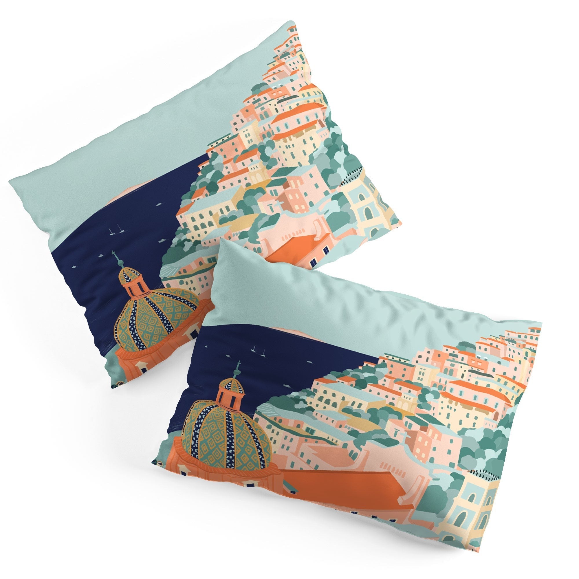 Valeria Frustaci Positano in Italy Pillow Shams