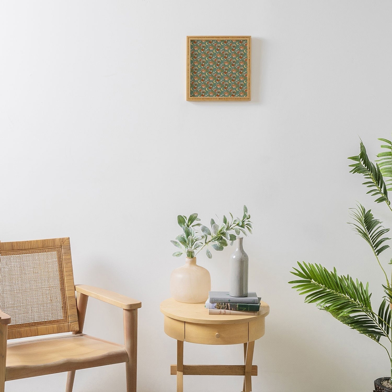 Avenie Moonlit Reading Nook I Framed Wall Art