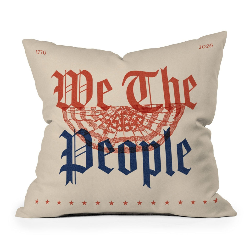 DENY Designs We The People ii Outdoor Throw Pillow
