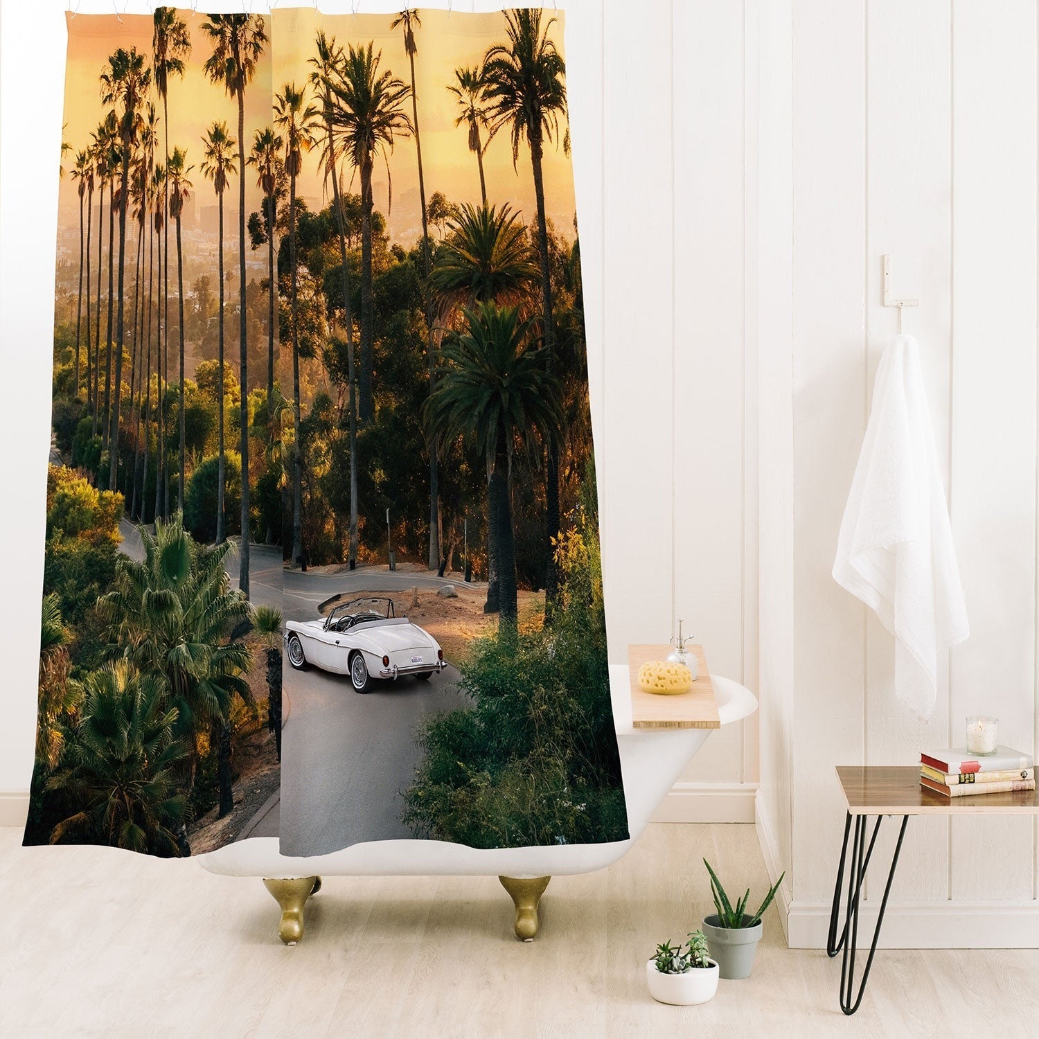 Gal Design Sunset Blvd Shower Curtain