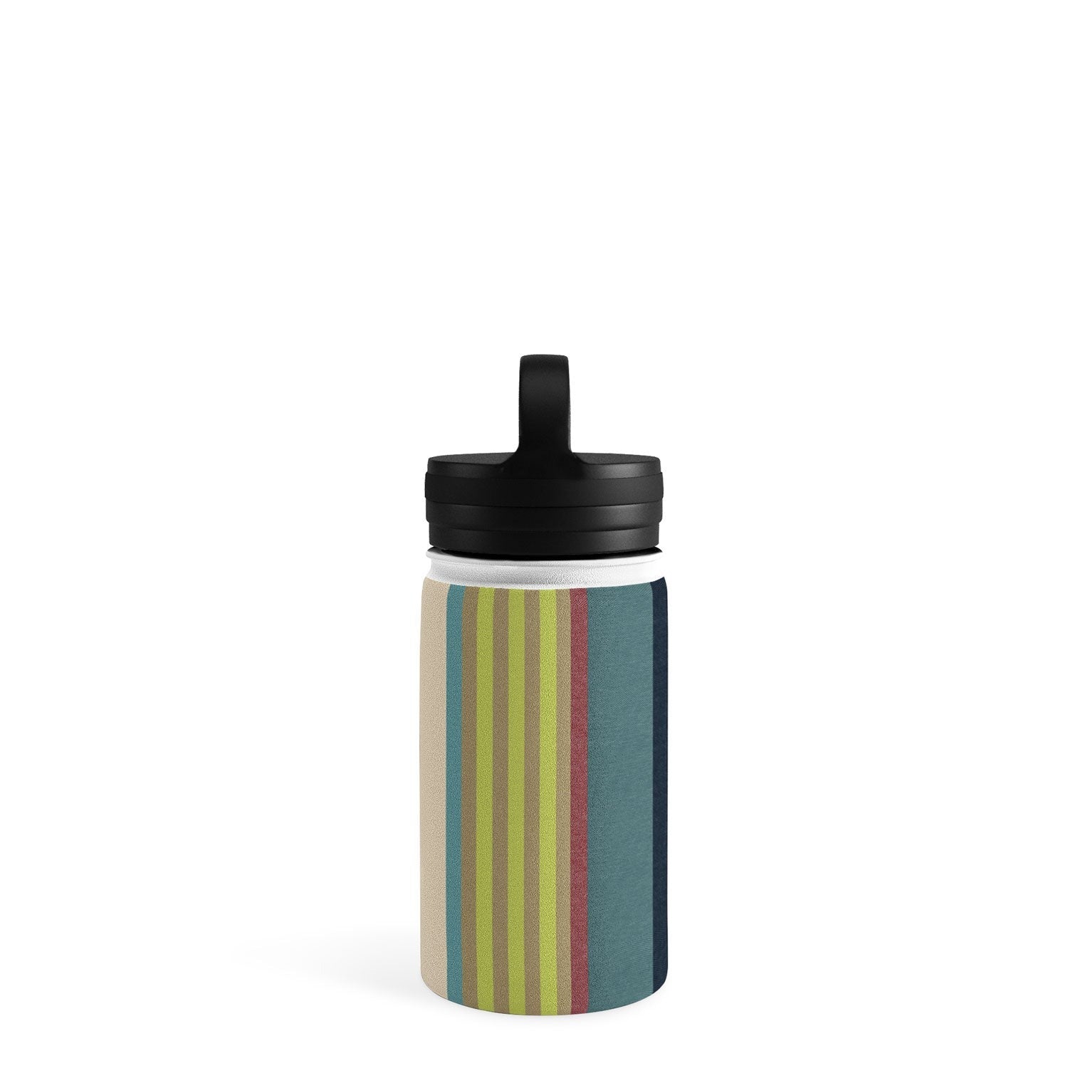 Marta Barragan Camarasa Colorful Stripe Delight Water Bottle
