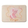 Little Om Zodiac Sign Virgo Memory Foam Bath Mat