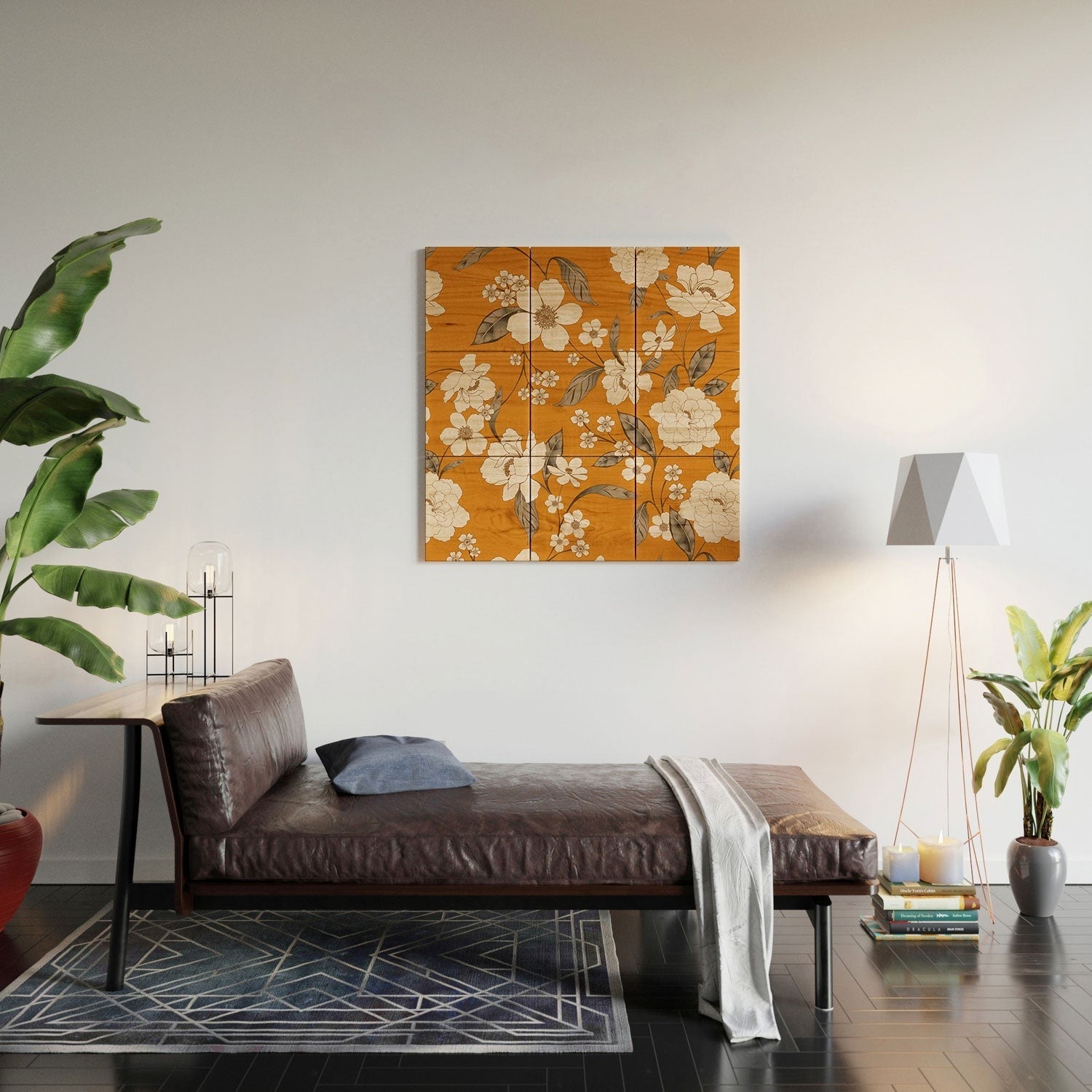 Gabriela Fuente Roberta Sunflower Wood Wall Mural