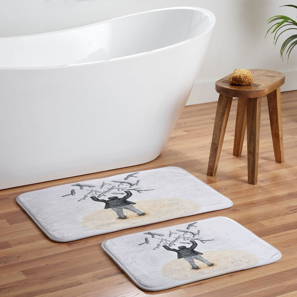 Coco de Paris Wood in the sky Memory Foam Bath Mat
