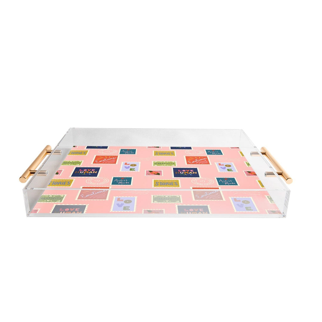 Design by Spark Love Human Made Stamps Acrylic Tray