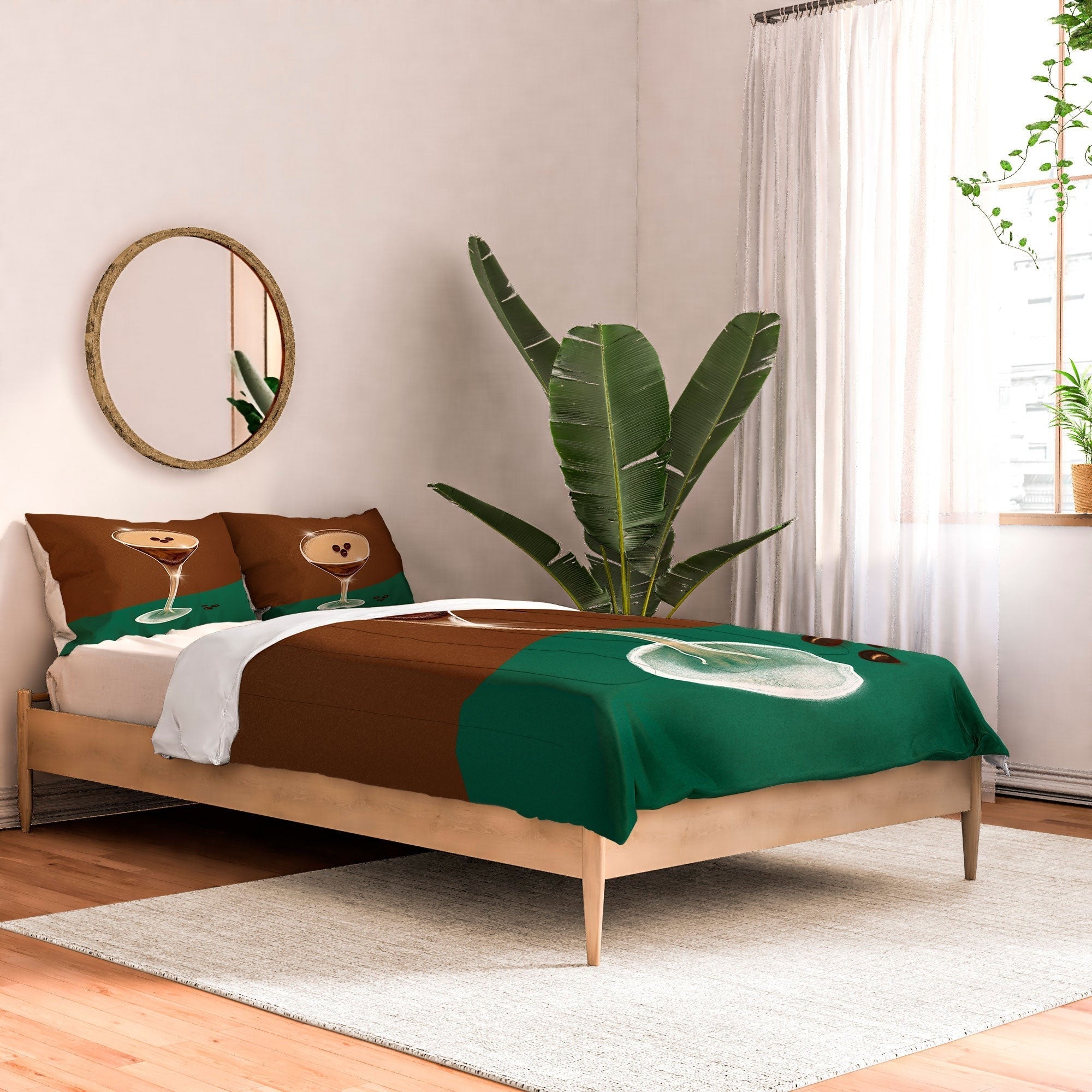 Design by Spark Expresso Martini Coffee Beans Comforter