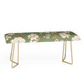 Gabriela Fuente Olive Floral Roberta Bench