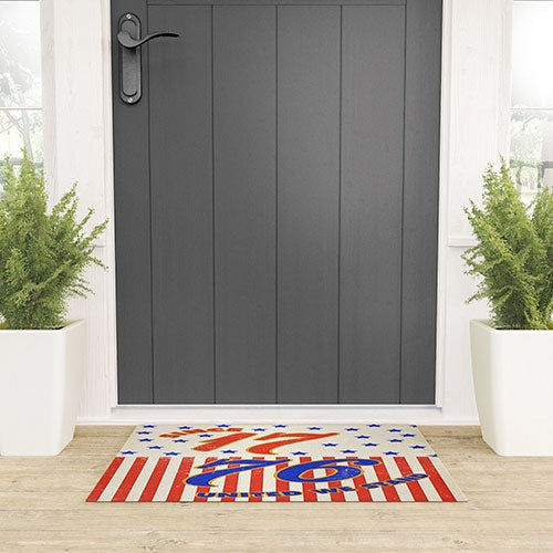 DENY Designs 1776 Stars Welcome Mat