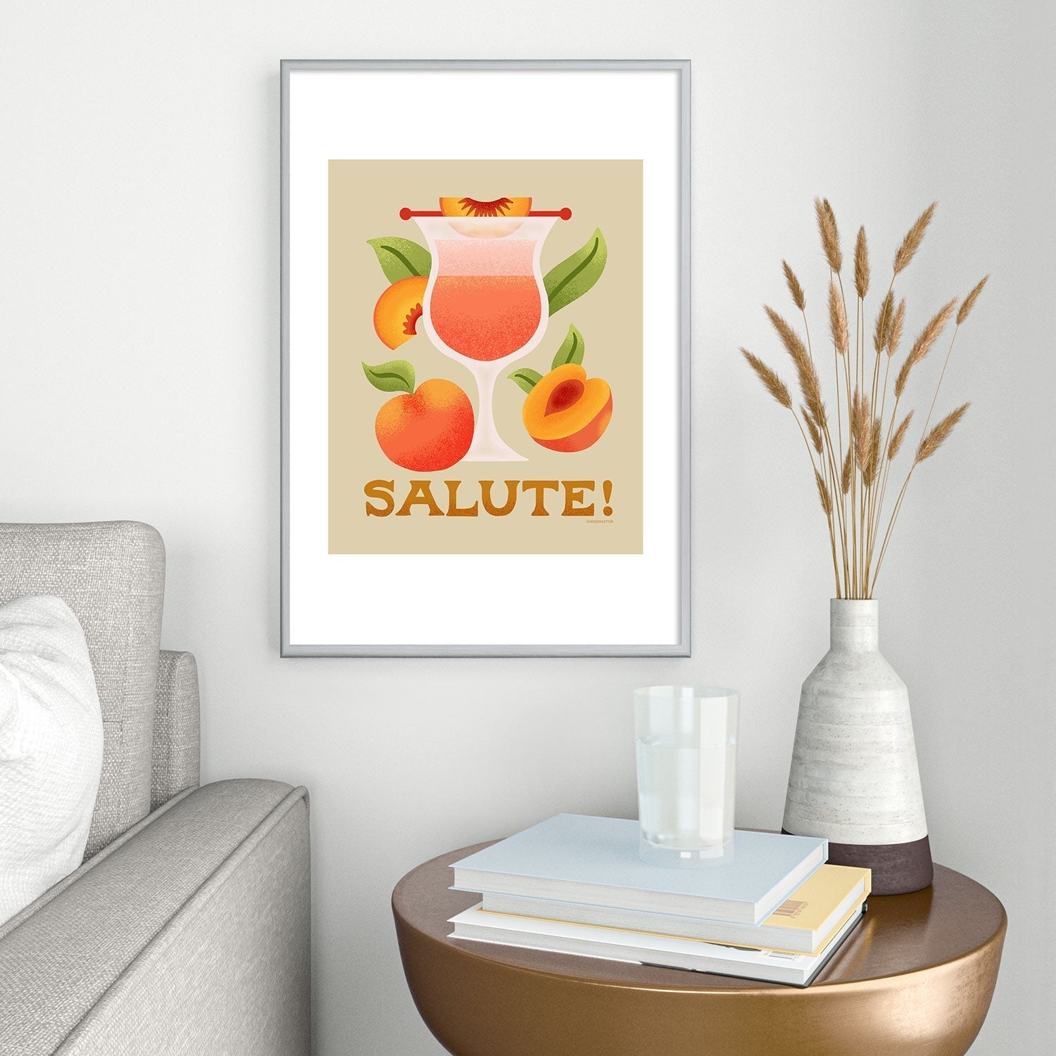 Jessica Molina Bellini Metal Framed Art Print