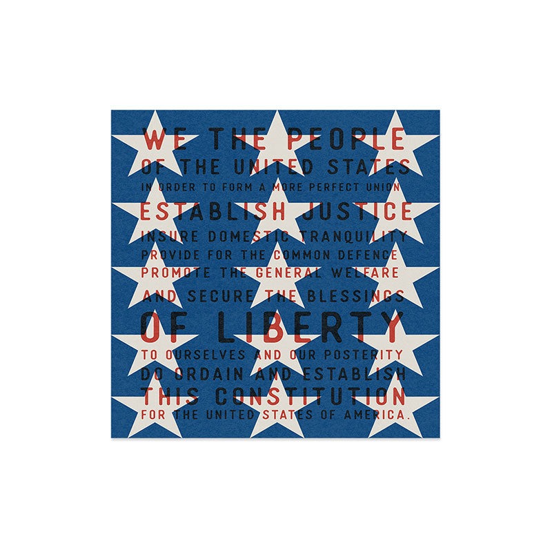 DENY Designs Starred Preamble Art Print