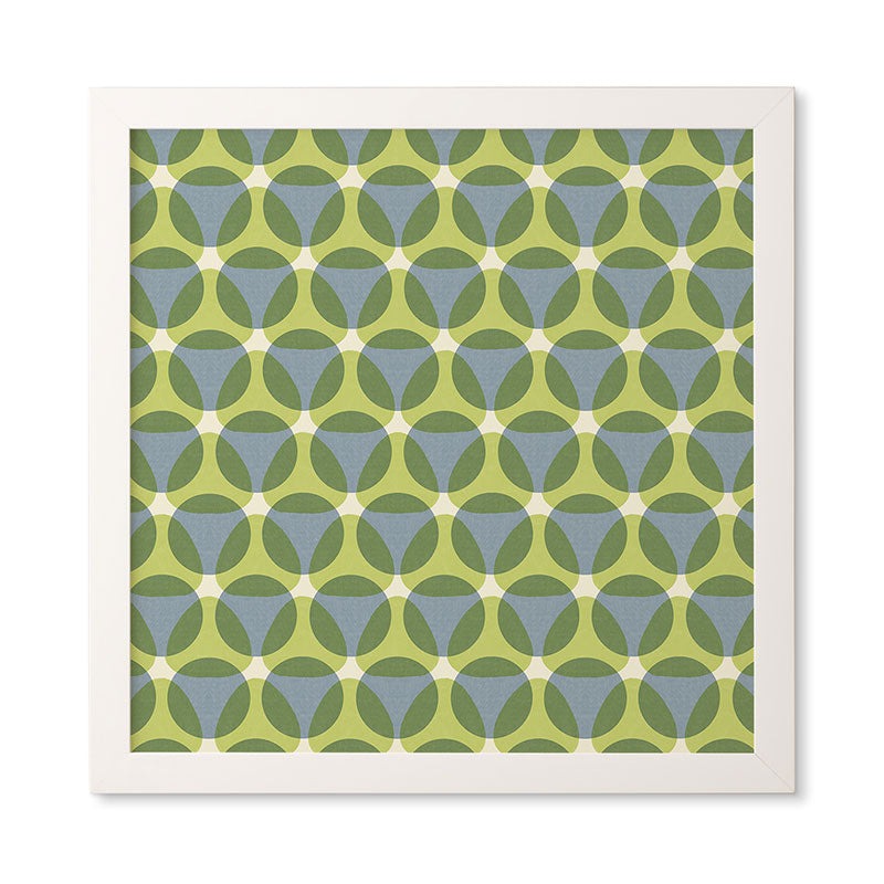 Marta Barragan Camarasa Stylish Retro Circle Framed Wall Art