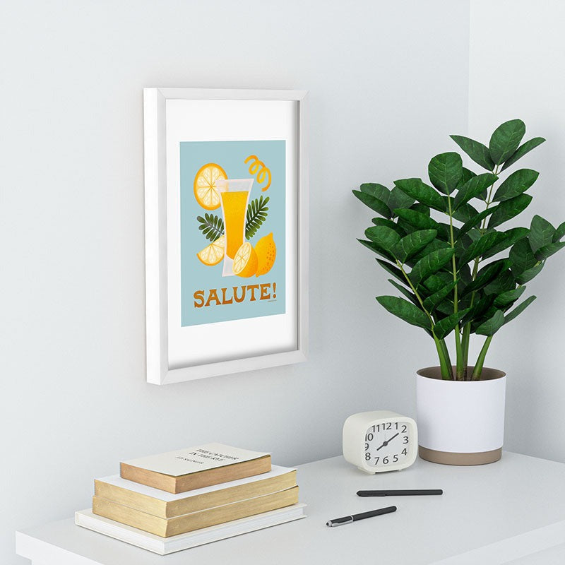 Jessica Molina Limoncello Cocktail Recessed Framing Rectangle