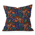 Design by Spark Tiger of the Glorious Jungle Throw Pillow