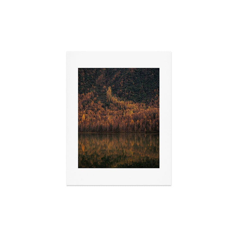 Hannah Kemp Fall Lake Art Print