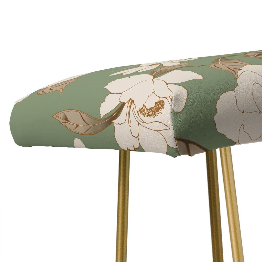 Gabriela Fuente Olive Floral Roberta Bench