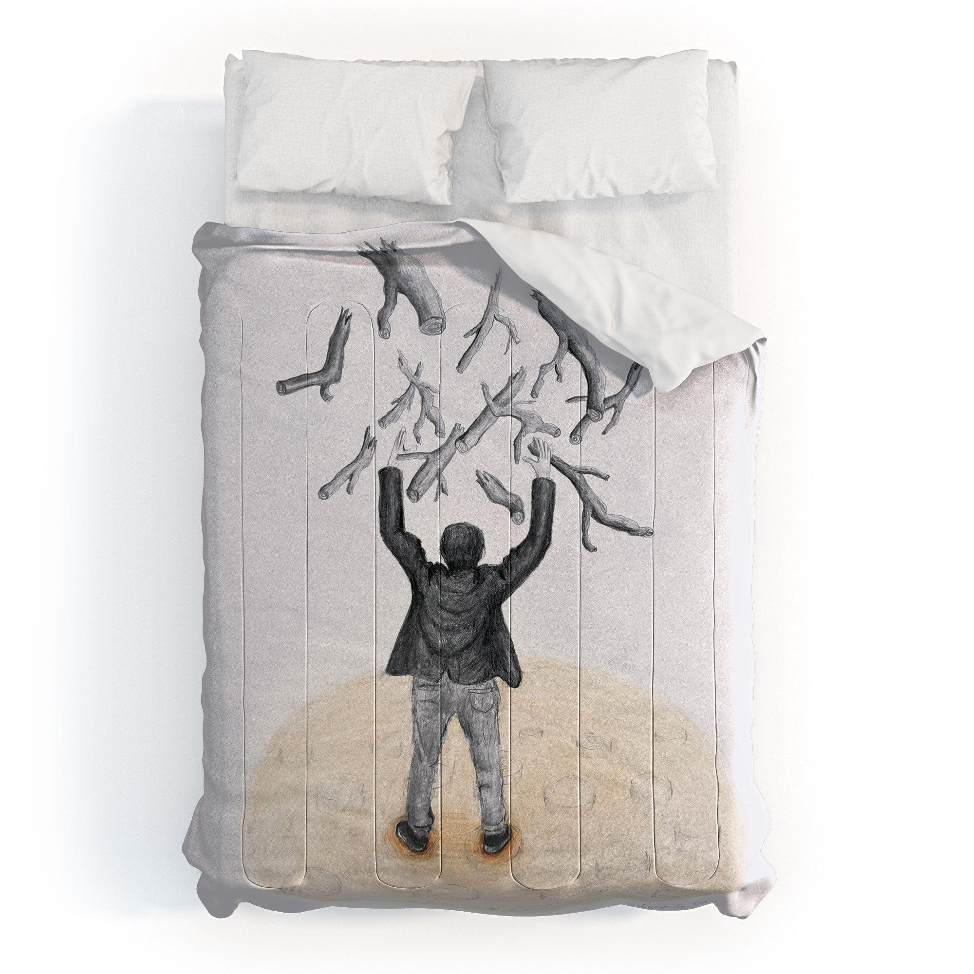 Coco de Paris Wood in the sky Comforter