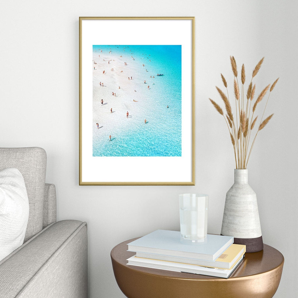 Gal Design Beach Daydream Metal Framed Art Print