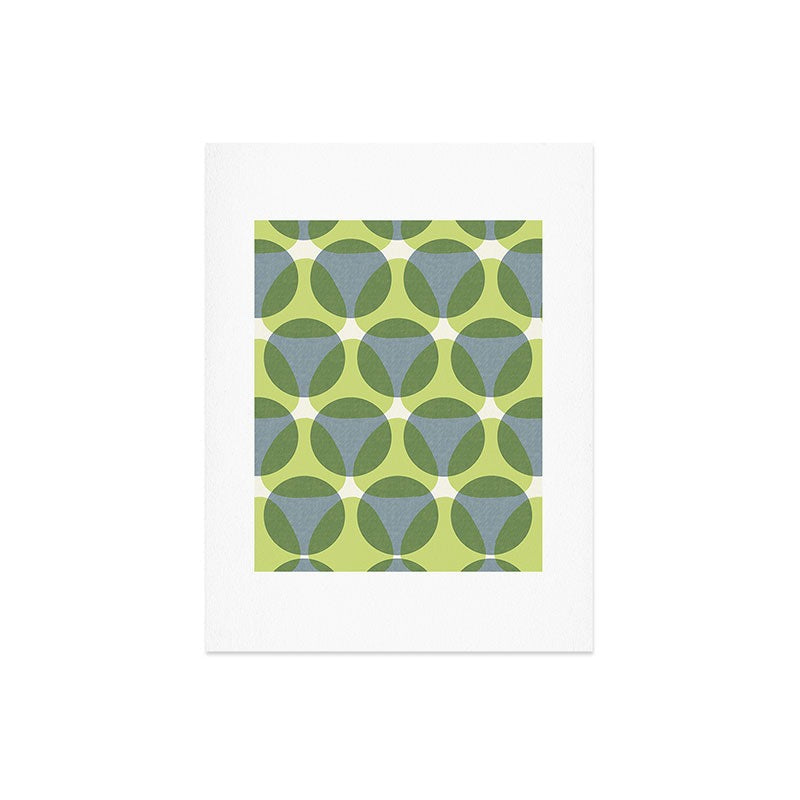 Marta Barragan Camarasa Stylish Retro Circle Art Print