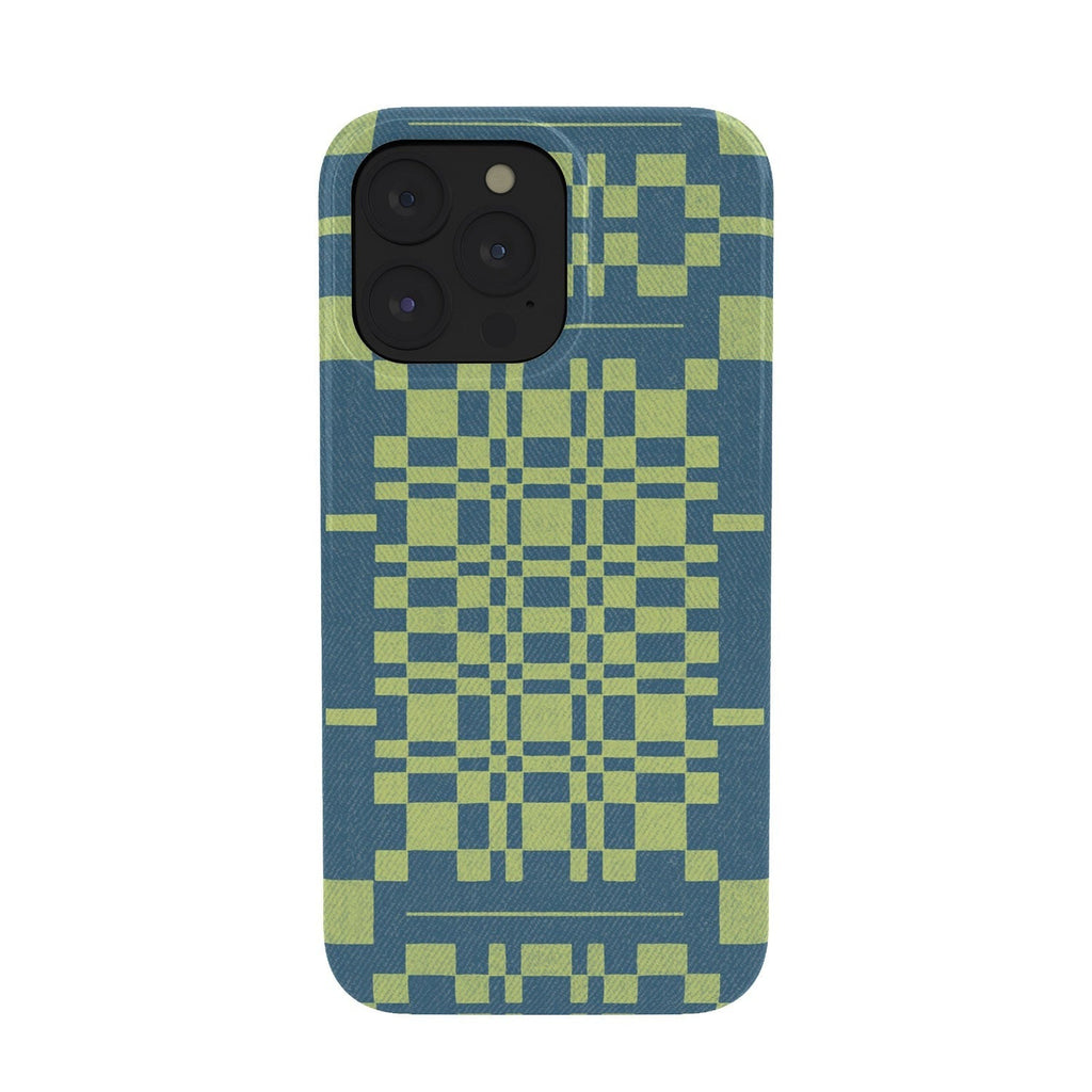 Marta Barragan Camarasa Nostalgic Grid Design Phone Case