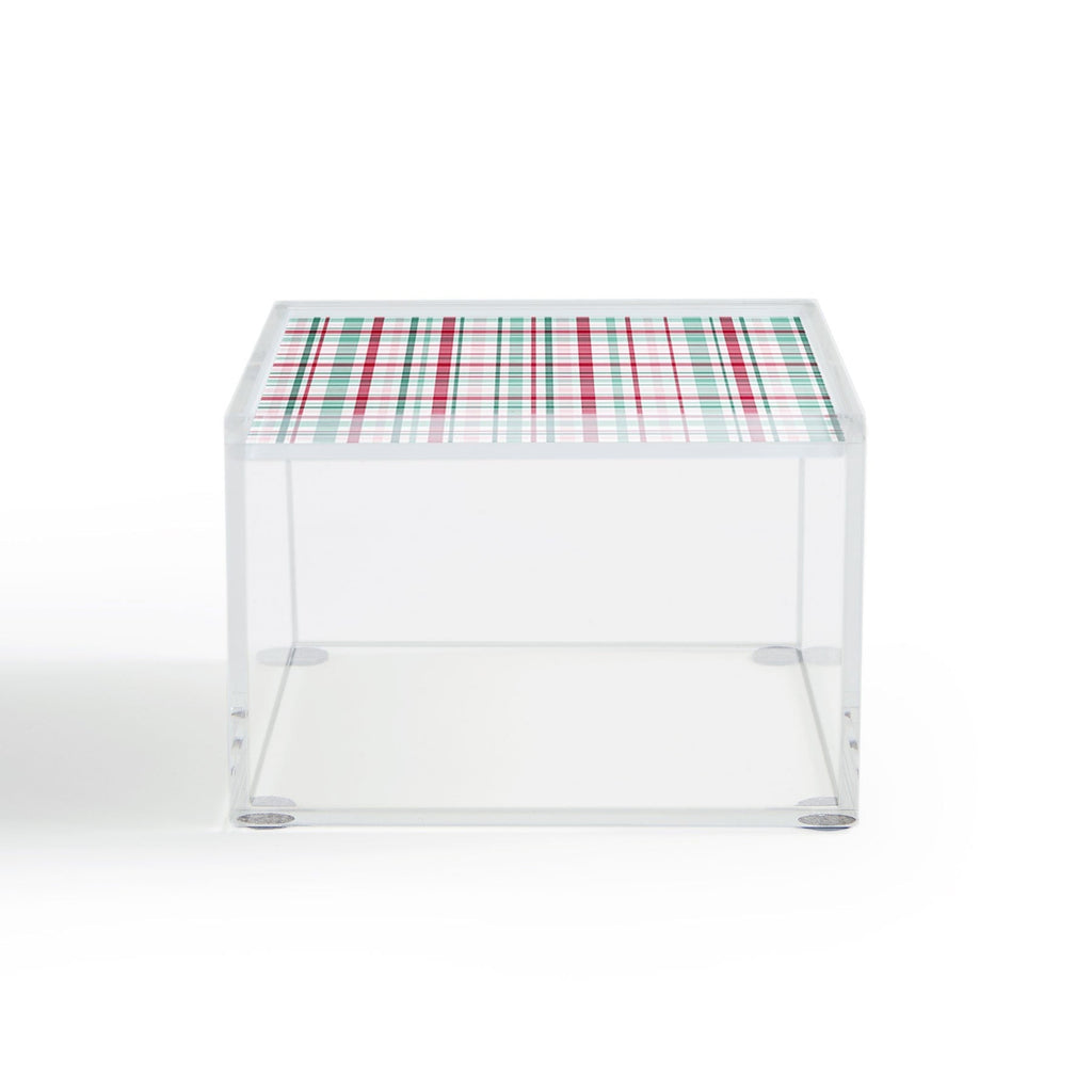 Lisa Argyropoulos Merry Vintage Plaid Acrylic Box