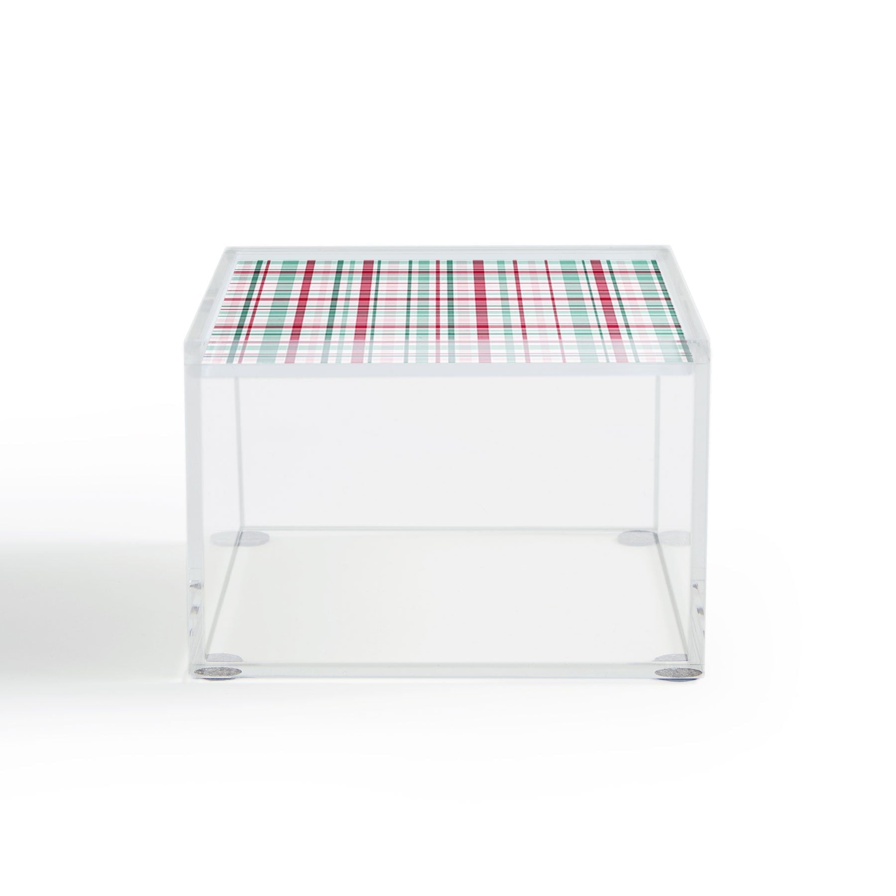 Lisa Argyropoulos Merry Vintage Plaid Acrylic Box