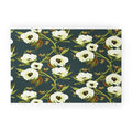 ThirtyOne Illustrations Circa in Olive Welcome Mat