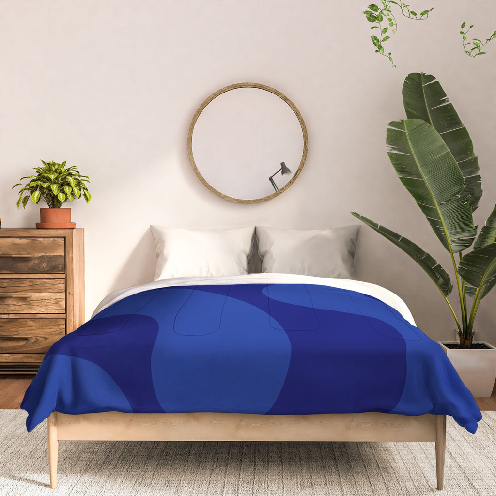 Camilla Foss Blue Pebble Comforter