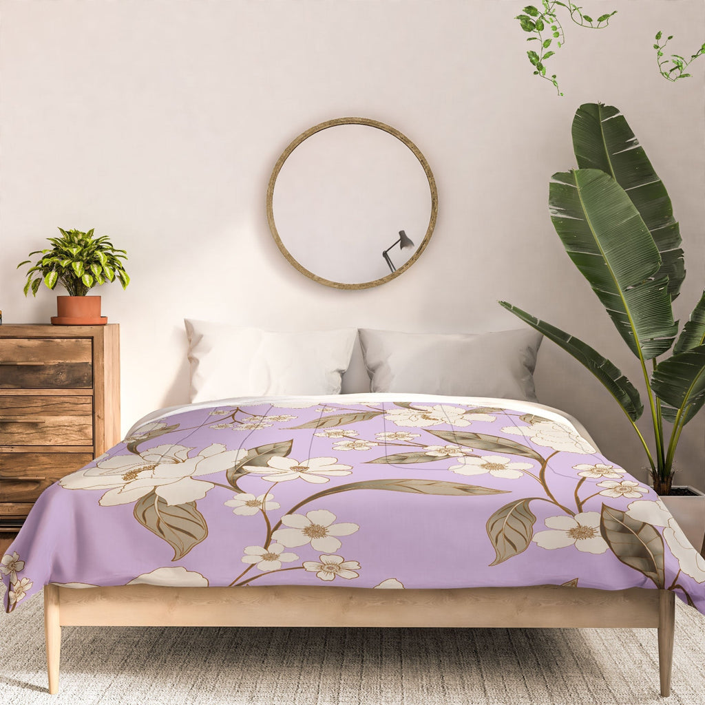 Gabriela Fuente Roberta lilac Comforter