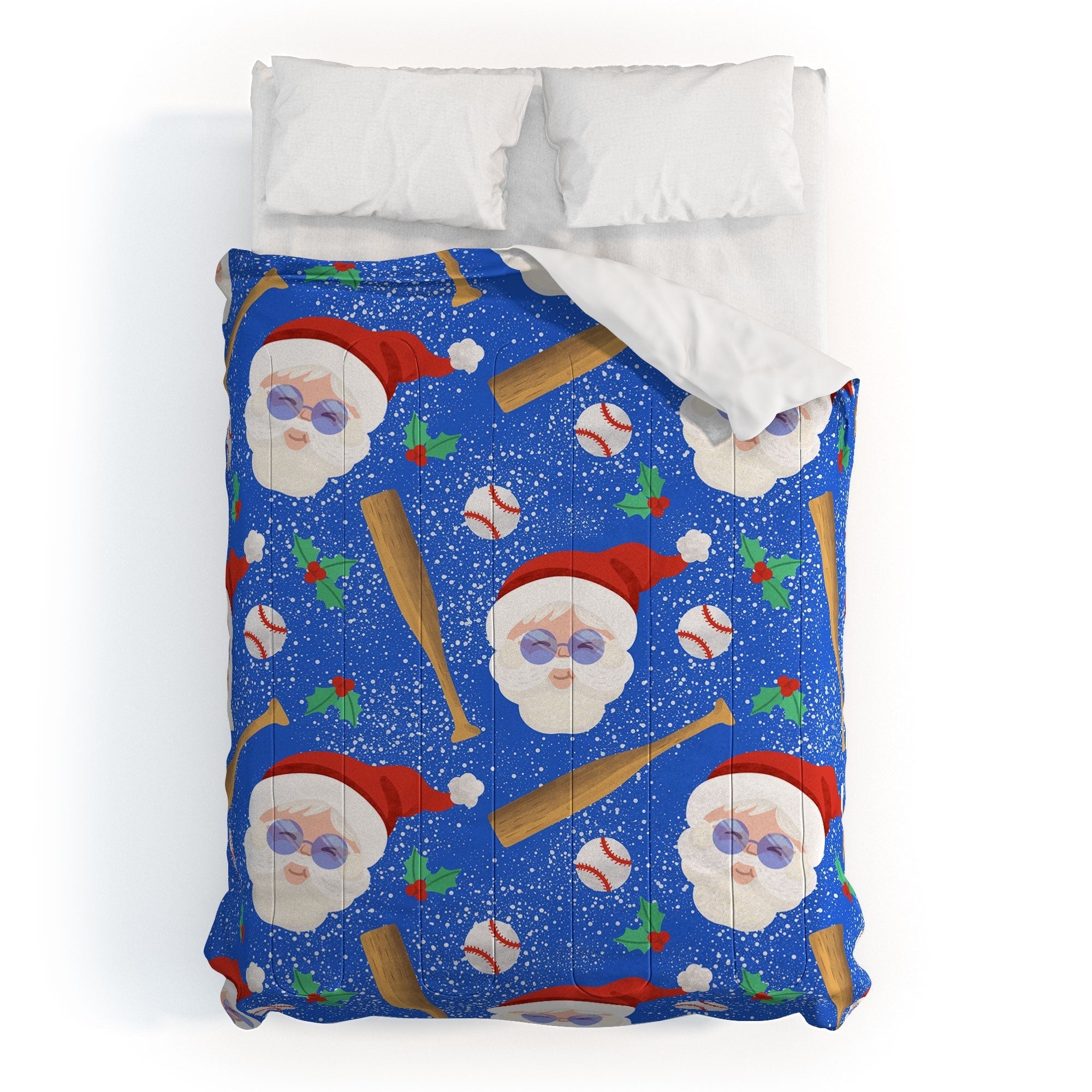 Design by Spark Sporty Baseball Santa Comforter