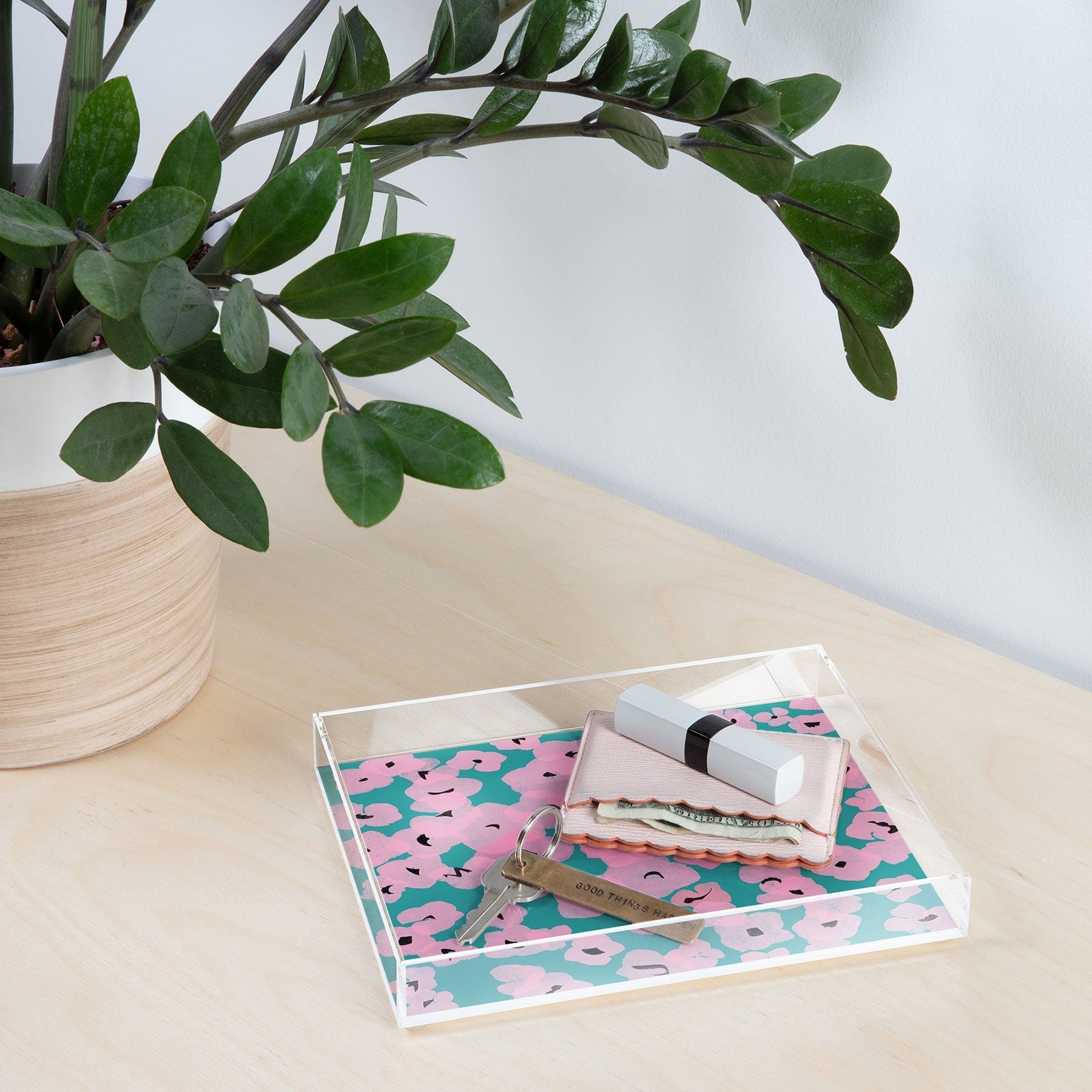 Garima Dhawan hydrangea 14 Acrylic Tray