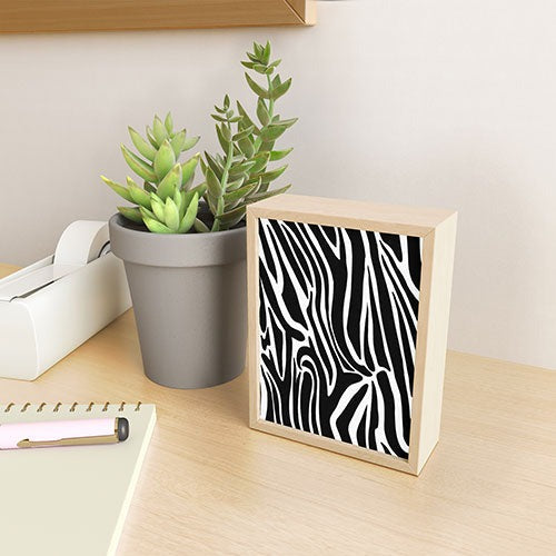 Jennifer Labre Wild Zebra Framed Mini Art Print