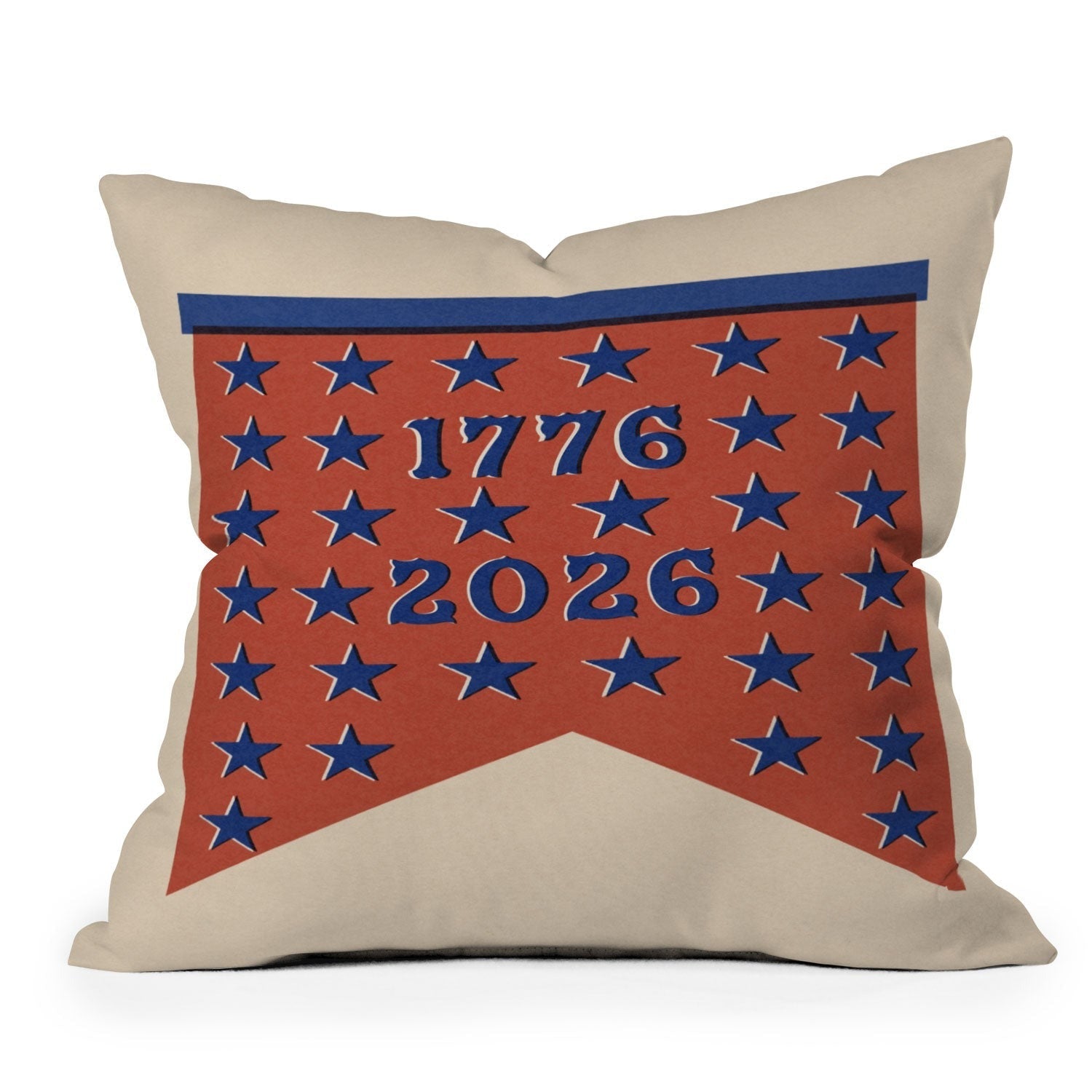 DENY Designs Star Banner Outdoor Throw Pillow